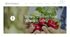 Desktop Screenshot of microbac.com